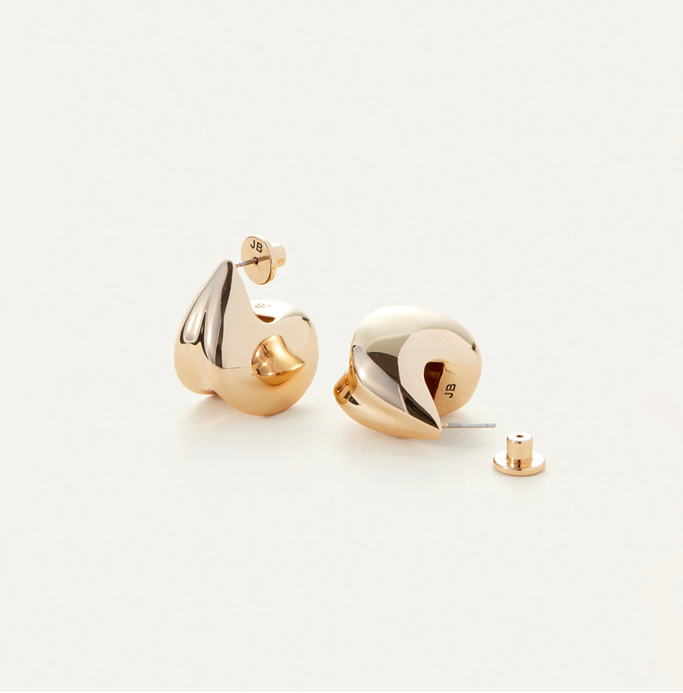 NOUVEAUX PUFF / PAIGE PUFF EARRINGS in GOLD-JENNY BIRD-FLOW by nicole