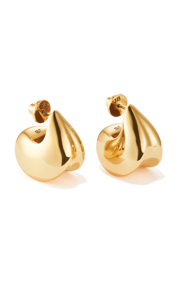 NOUVEAUX PUFF / PAIGE PUFF EARRINGS in GOLD-JENNY BIRD-FLOW by nicole