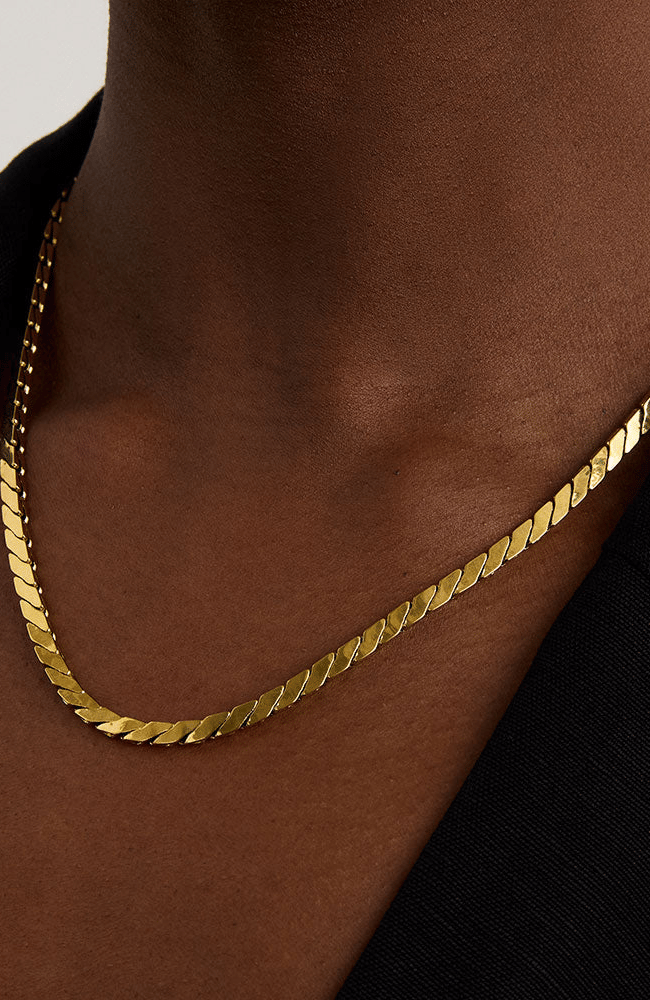 OSLO CHAIN NECKLACE in GOLD-DEAN DAVIDSON-FLOW by nicole