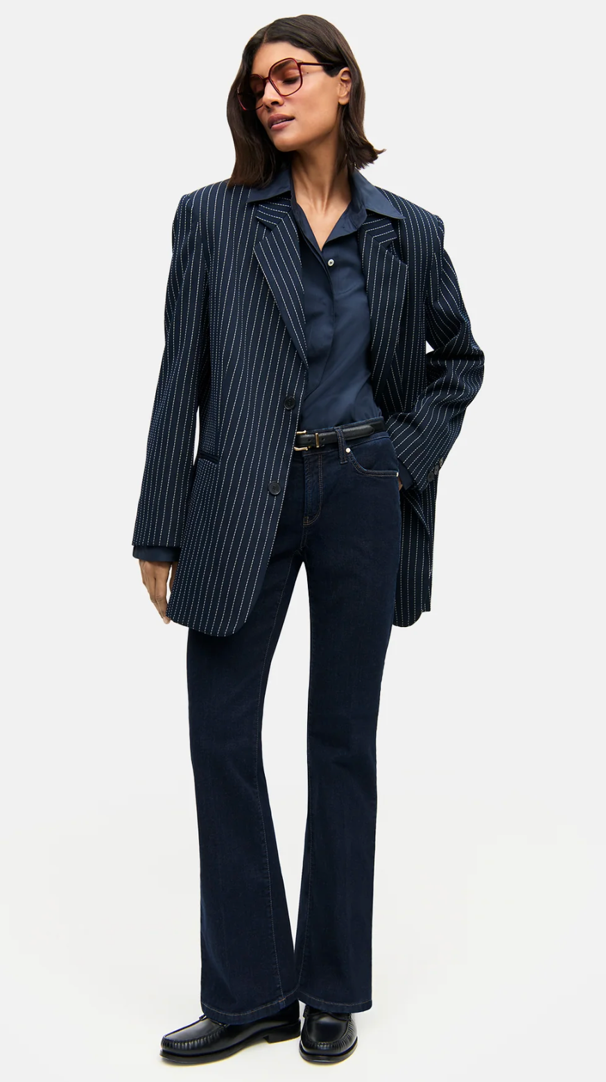 PARIS FLARED DENIM in MODERN RINSED-CAMBIO-FLOW by nicole