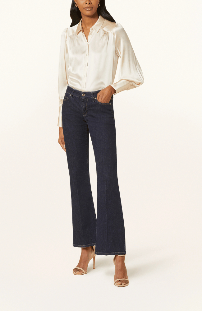 PARIS FLARED DENIM in MODERN RINSED-CAMBIO-FLOW by nicole