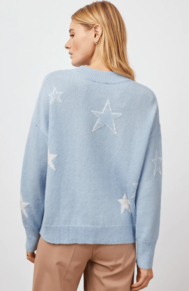 PERCI SWEATER BLUE WITH STARS-RAILS-FLOW by nicole