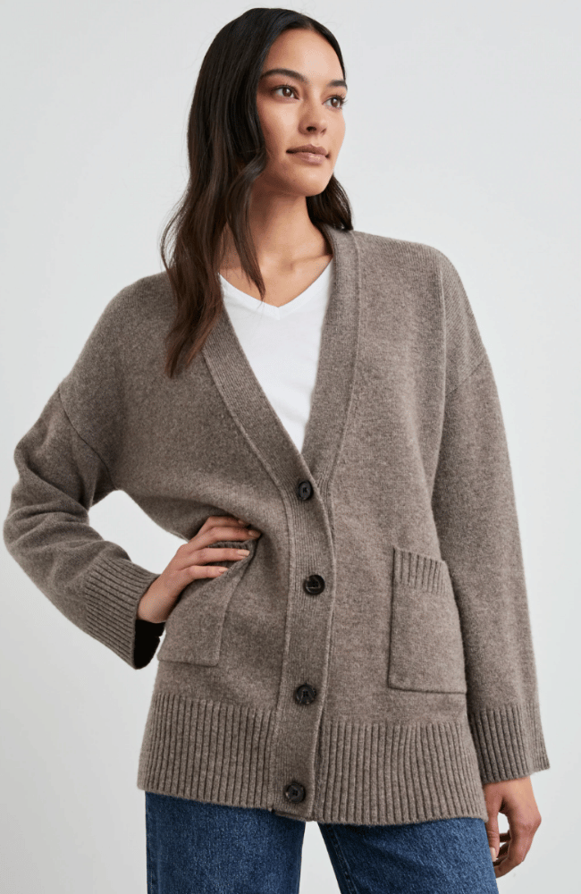 PERRY CARDIGAN MINK-RAILS-FLOW by nicole