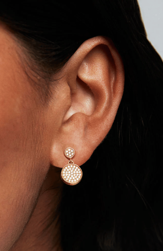 PETIT PAVE DROPLET EARRINGS-DEAN DAVIDSON-FLOW by nicole