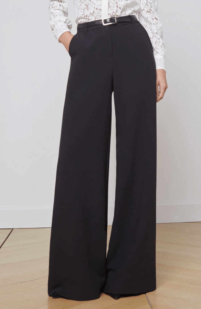 PILAR PANT in BLACK-L'AGENCE-FLOW by nicole