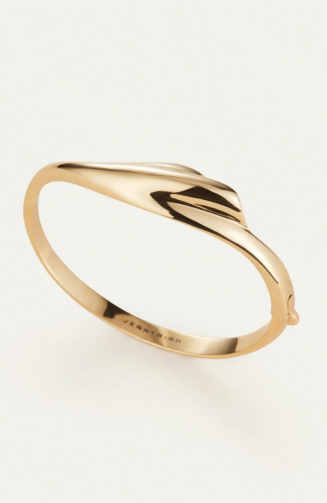 PORTIA BANGLE in GOLD-JENNY BIRD-FLOW by nicole