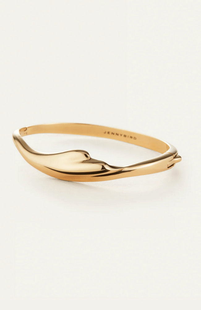 PORTIA BANGLE in GOLD-JENNY BIRD-FLOW by nicole