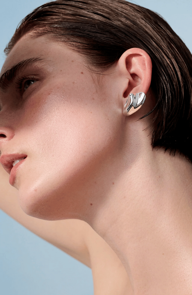 PORTIA EARRINGS in SILVER-JENNY BIRD-FLOW by nicole