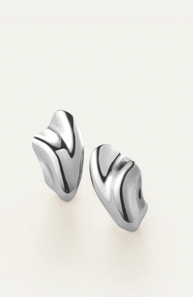 PORTIA EARRINGS in SILVER-JENNY BIRD-FLOW by nicole