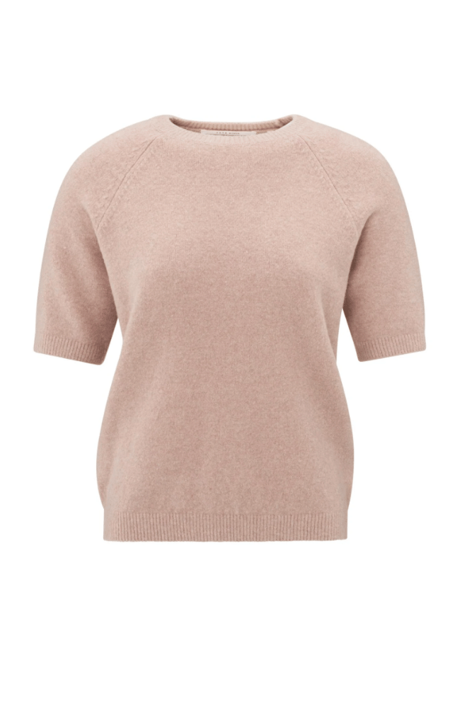 RAGLAN SHORT SLEEVE SWEATER in DUSTY PINK-YAYA-FLOW by nicole