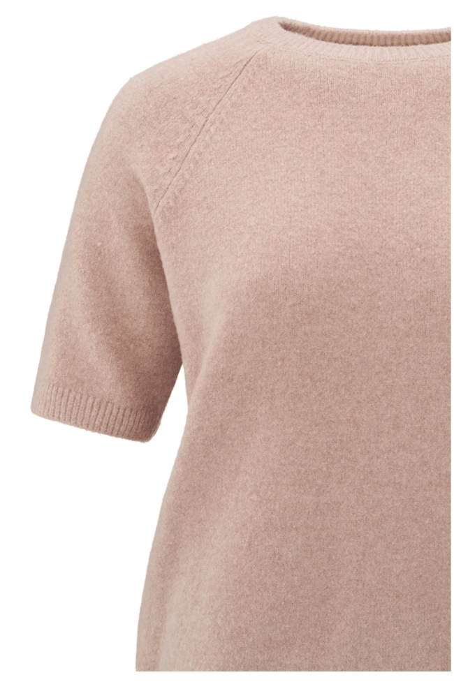 RAGLAN SHORT SLEEVE SWEATER in DUSTY PINK-YAYA-FLOW by nicole