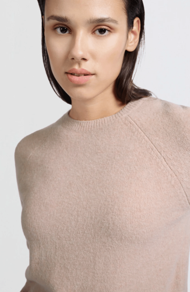 RAGLAN SHORT SLEEVE SWEATER in DUSTY PINK-YAYA-FLOW by nicole