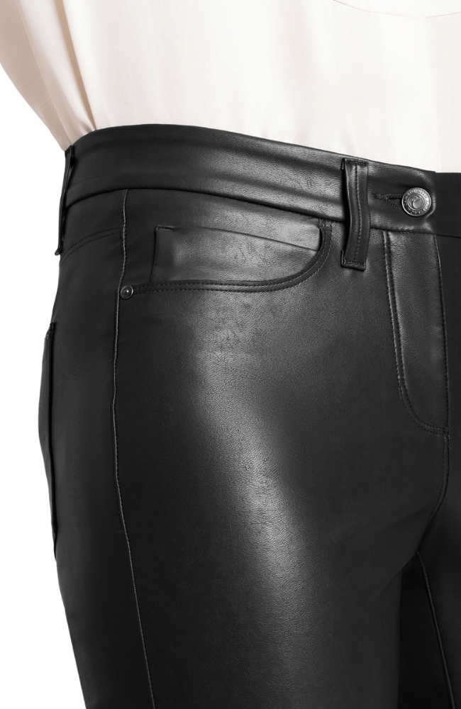 RAY 5 POCKET PANT BLACK-CAMBIO-FLOW by nicole