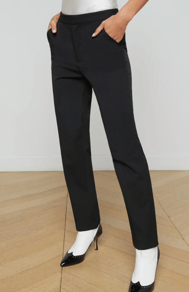 REBEL TROUSER - BLACK-L&#39; AGENCE-FLOW by nicole