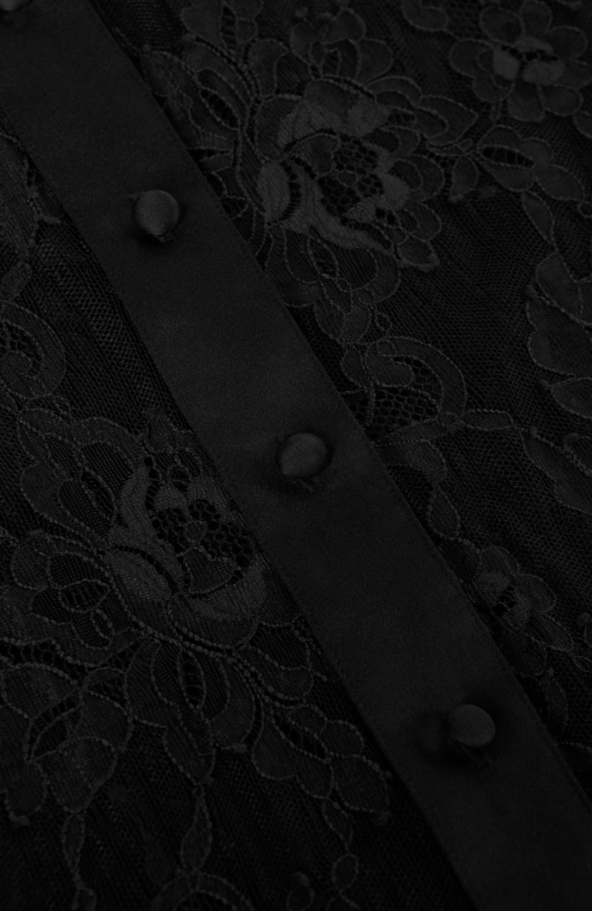 REIMS LACE BLOUSE in BLACK-L'AGENCE-FLOW by nicole
