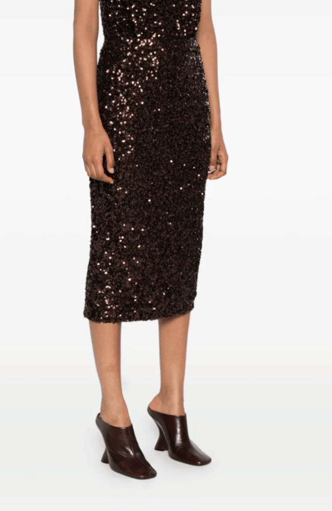 RENNES SEQUIN JERSEY SKIRT-MARELLA by MAX MARA-FLOW by nicole