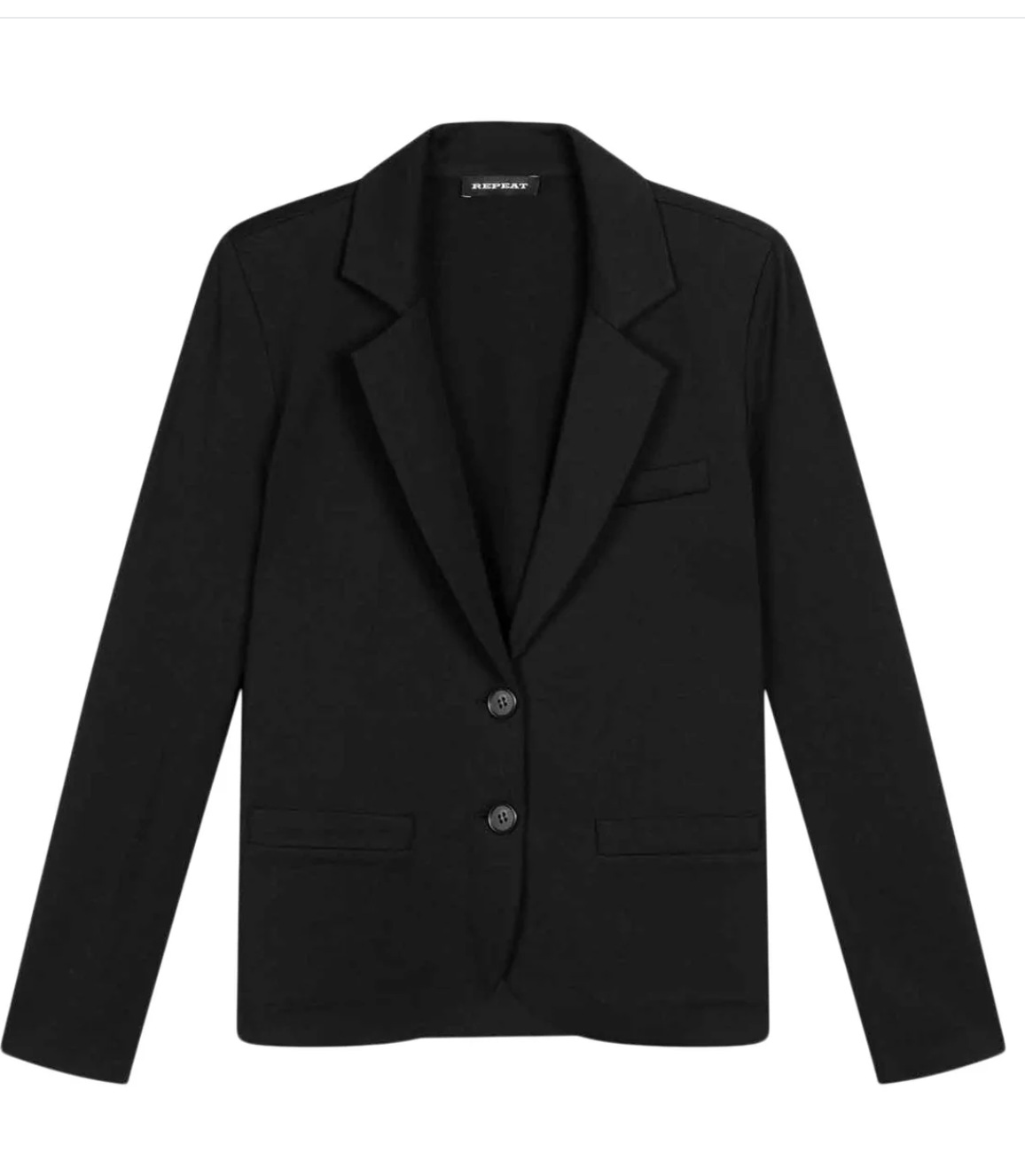 REPEAT BLAZER in BLACK-REPEAT-FLOW by nicole