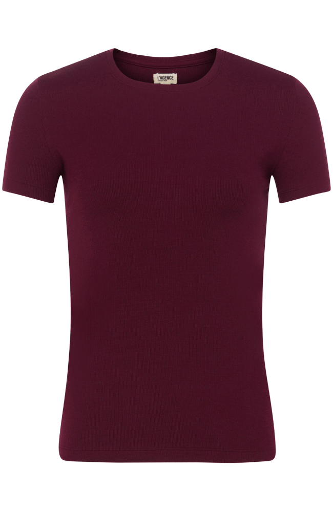 RESSI CREW TEE in DARK PORT-L&#39;AGENCE-FLOW by nicole