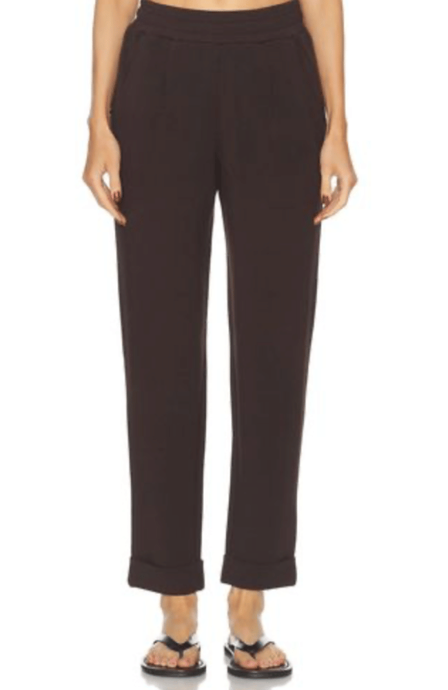 ROLLED CUFF PANT 25" in COFFEE BEAN-Varley-FLOW by nicole