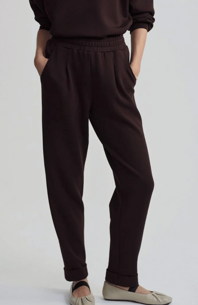 ROLLED CUFF PANT in COFFEE BEAN-Varley-FLOW by nicole