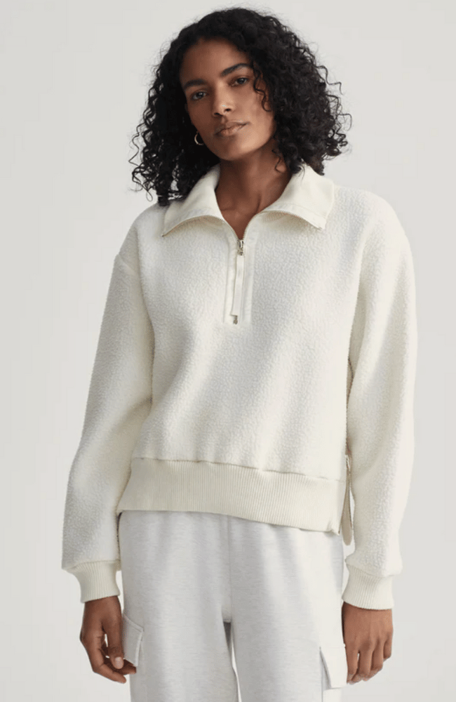 ROSELLE HALF ZIP FLEECE in EGERT-Varley-FLOW by nicole