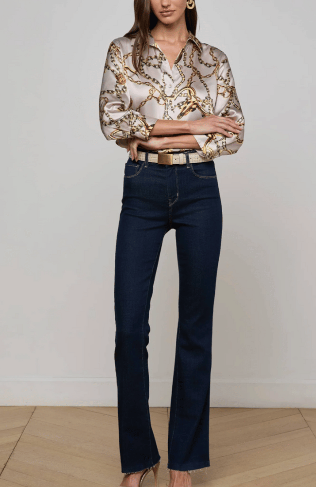 RUTH HIGH RISE BOOT CUT JEAN in KOVAL-L'AGENCE-FLOW by nicole