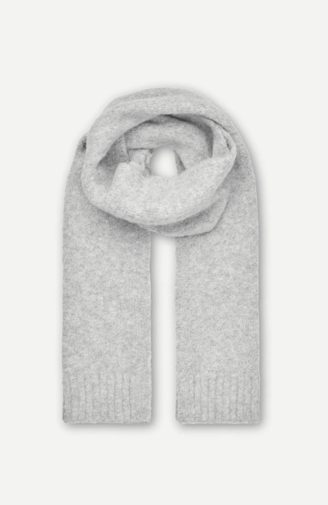 SAJEANNE SCARF in LIGHT GREY-SAMSOE-FLOW by nicole