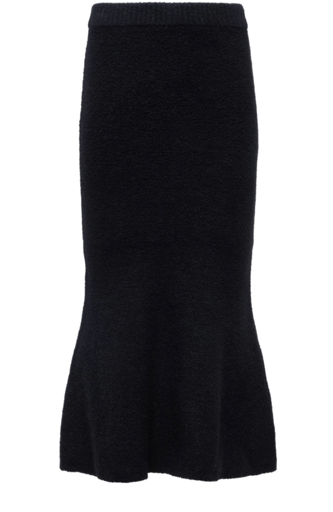 SALEM KNIT FLARE SKIRT in BLACK-L&#39;AGENCE-FLOW by nicole