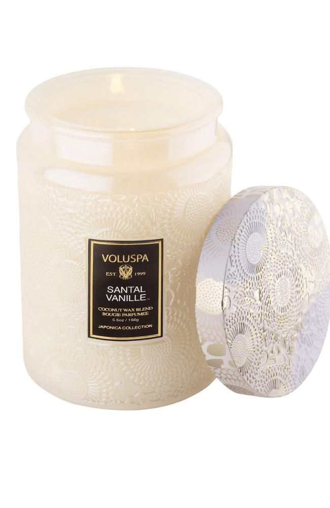 SANTAL VANILLE | LARGE JAR CANDLE-VOLUSPA-FLOW by nicole