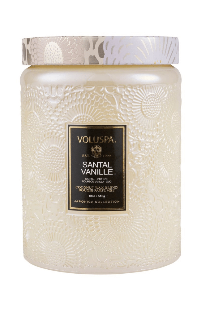 SANTAL VANILLE| LARGE JAR CANDLE-VOLUSPA-FLOW by nicole
