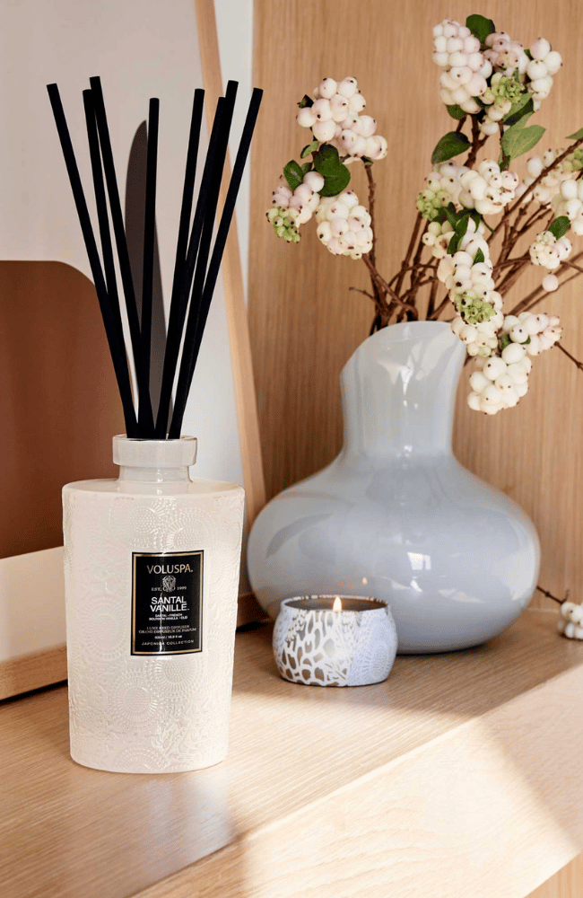 SANTAL VANILLE | LUXE REED DIFFUSER-VOLUSPA-FLOW by nicole