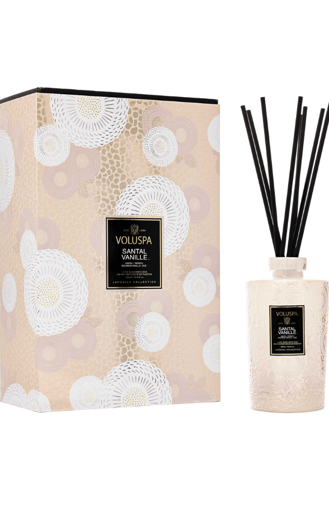 VOLUSPA SANTAL VANILLE LUXE REED DIFFUSER FLOW by nicole