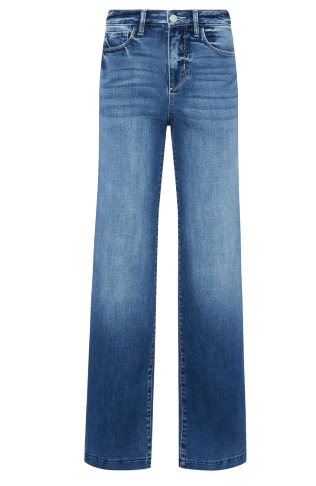 SCOTTIE WIDE LEG JEAN in CAMBRIDGE-L&#39;AGENCE-FLOW by nicole