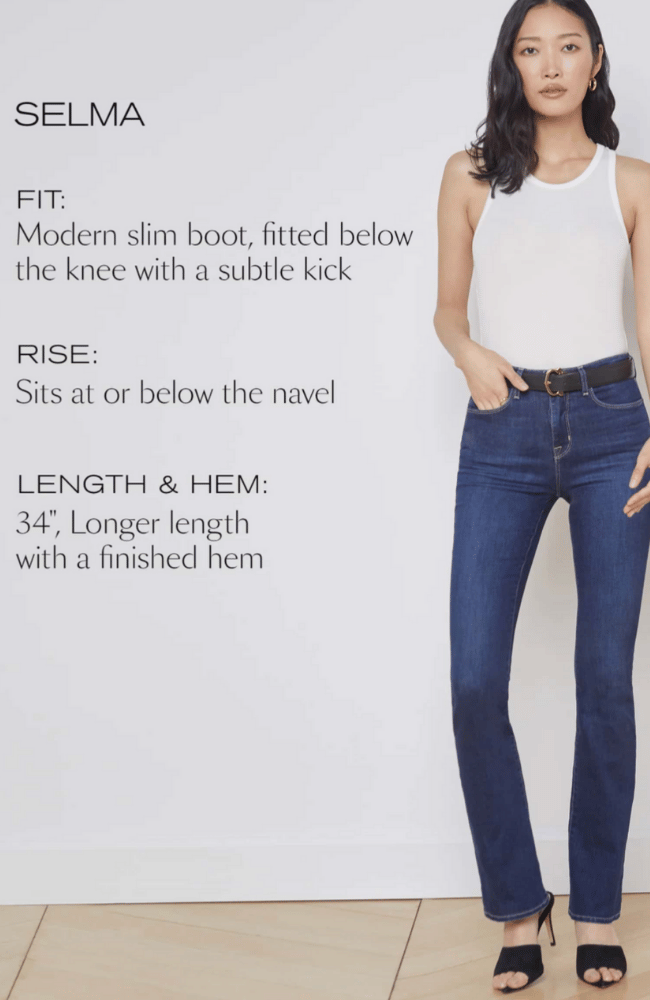 SELMA HIGH RISE BOOT in COLUMBIA-L&#39;AGENCE-FLOW by nicole