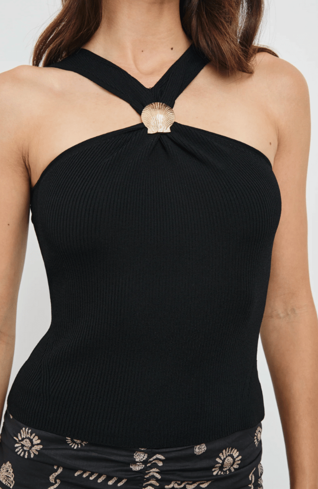 SENNA TANK in BLACK-RAILS-FLOW by nicole