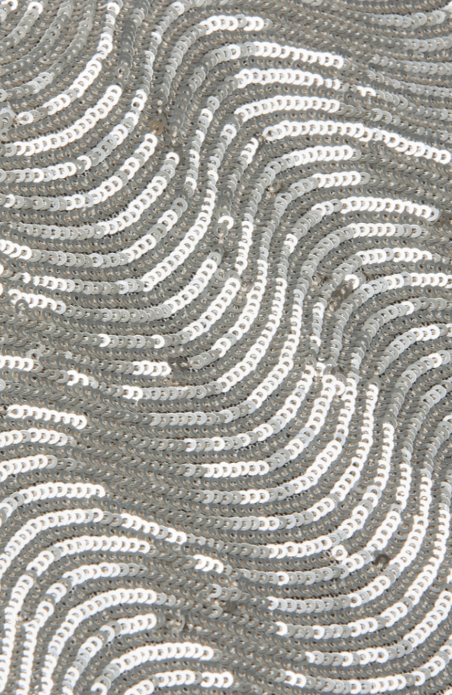 SEQUIN ZETA MAXI SKIRT in SILVER-L&#39;AGENCE-FLOW by nicole