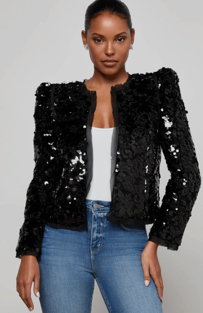 SHAI PAILLETTE JACKET-L'AGENCE-FLOW by nicole