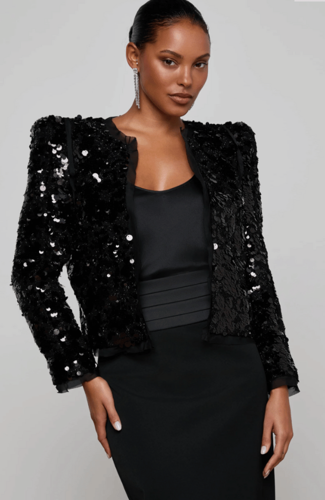 SHAI PAILLETTE JACKET-L'AGENCE-FLOW by nicole