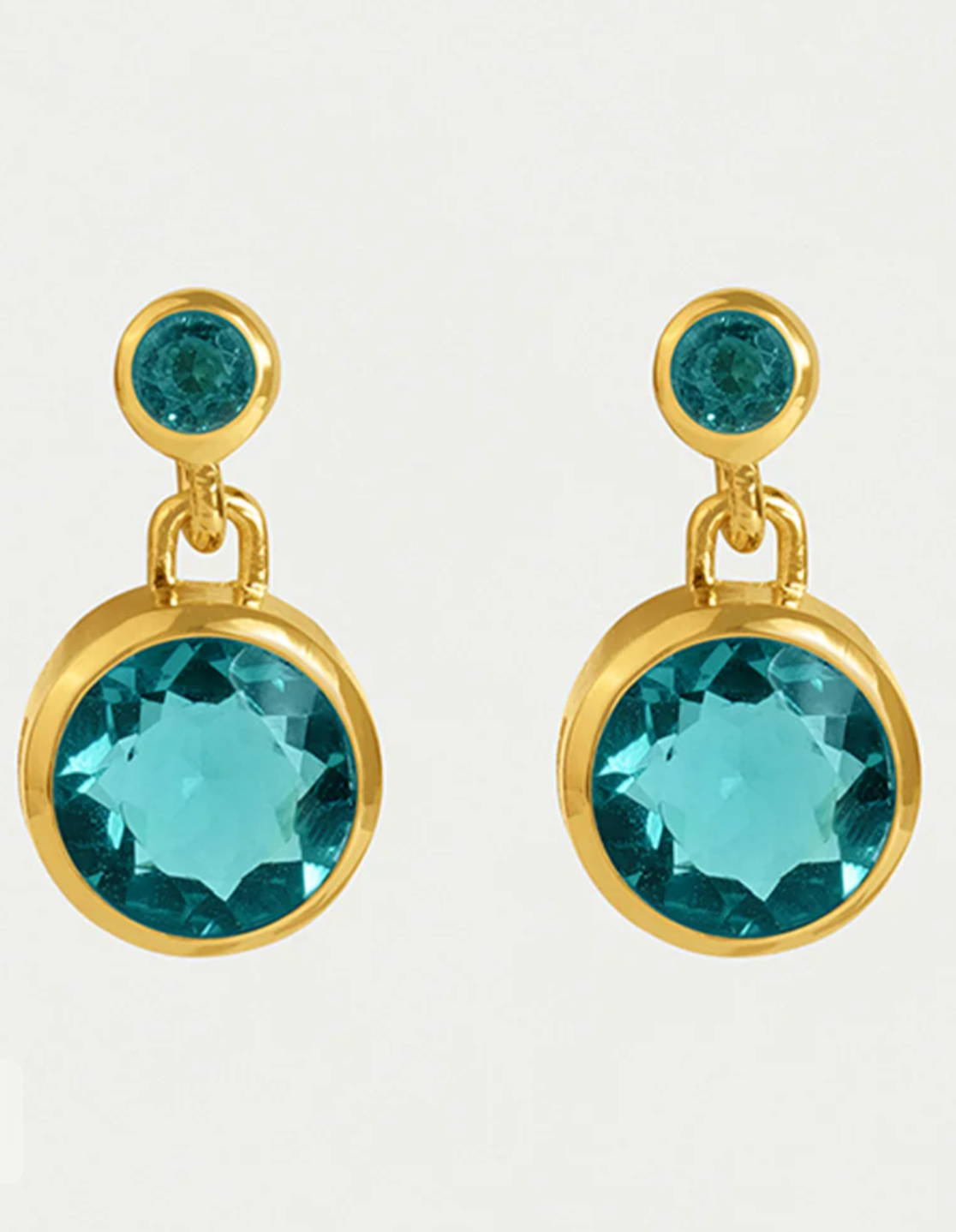 SIGNATURE DROPLET EARRING in PARAIBA BLUE-DEAN DAVIDSON-FLOW by nicole