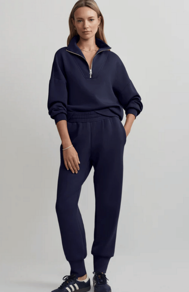 SLIM CUFF PANT 25 in BLUE NIGHTS-Varley-FLOW by nicole