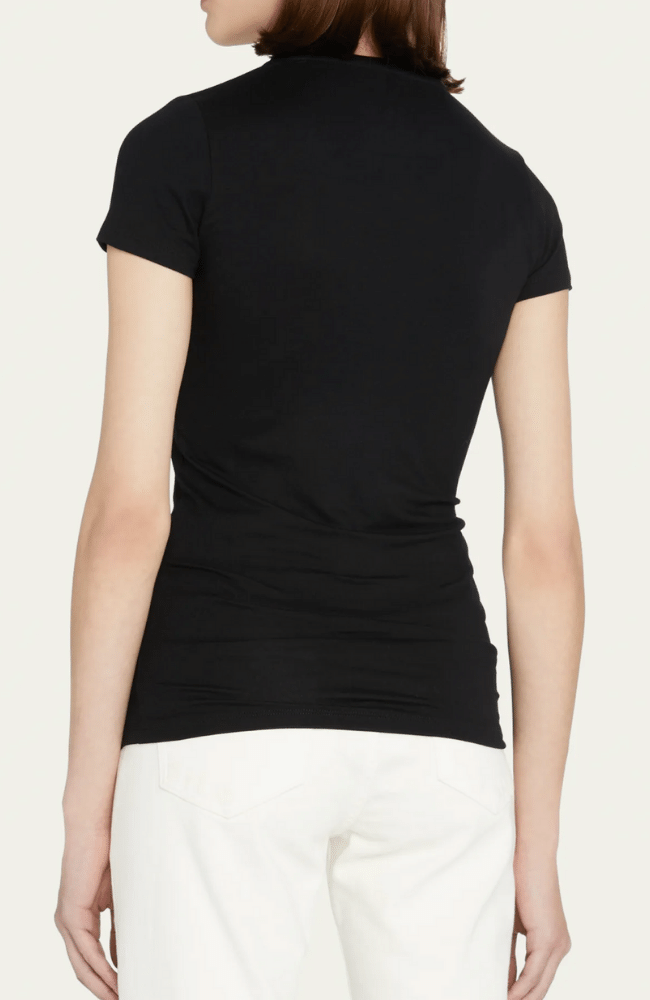 SOFT TOUCH CREWNECK TEE in NOIR-MAJESTIC FILATURES-FLOW by nicole