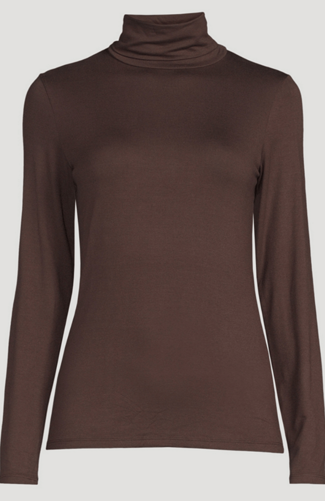 SOFT TOUCH TURTLENECK - AUBERGINE-MAJESTIC FILATURES-FLOW by nicole