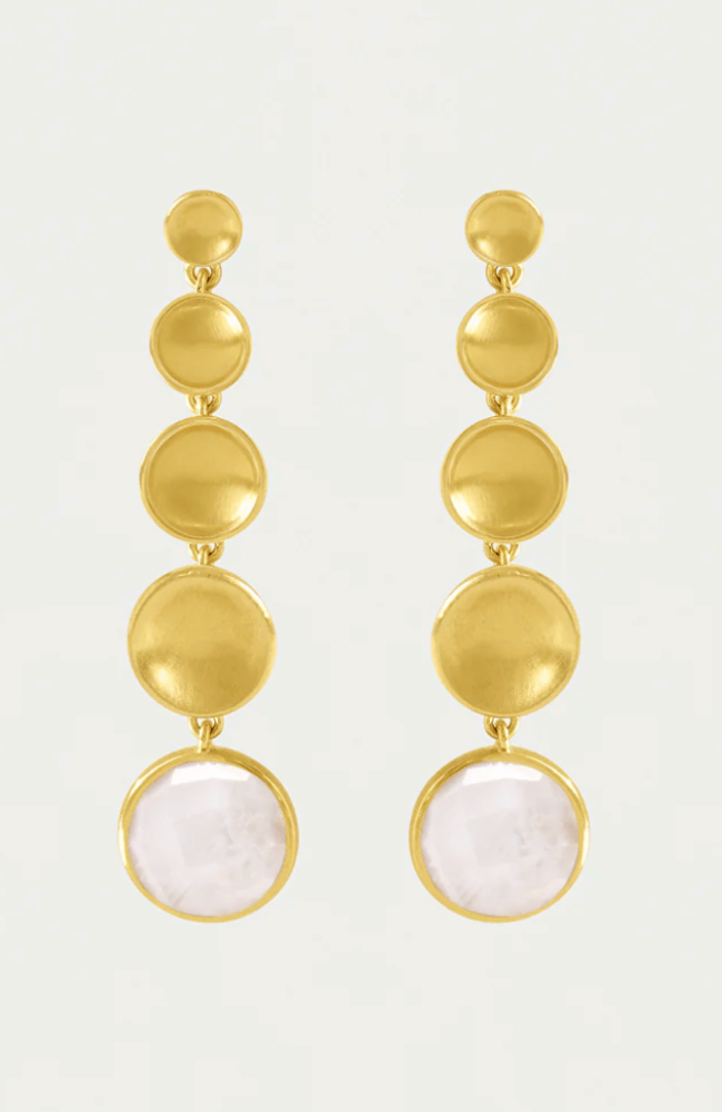SOL STATEMENT GEMSTONE DROP - MOONSTONE-DEAN DAVIDSON-FLOW by nicole
