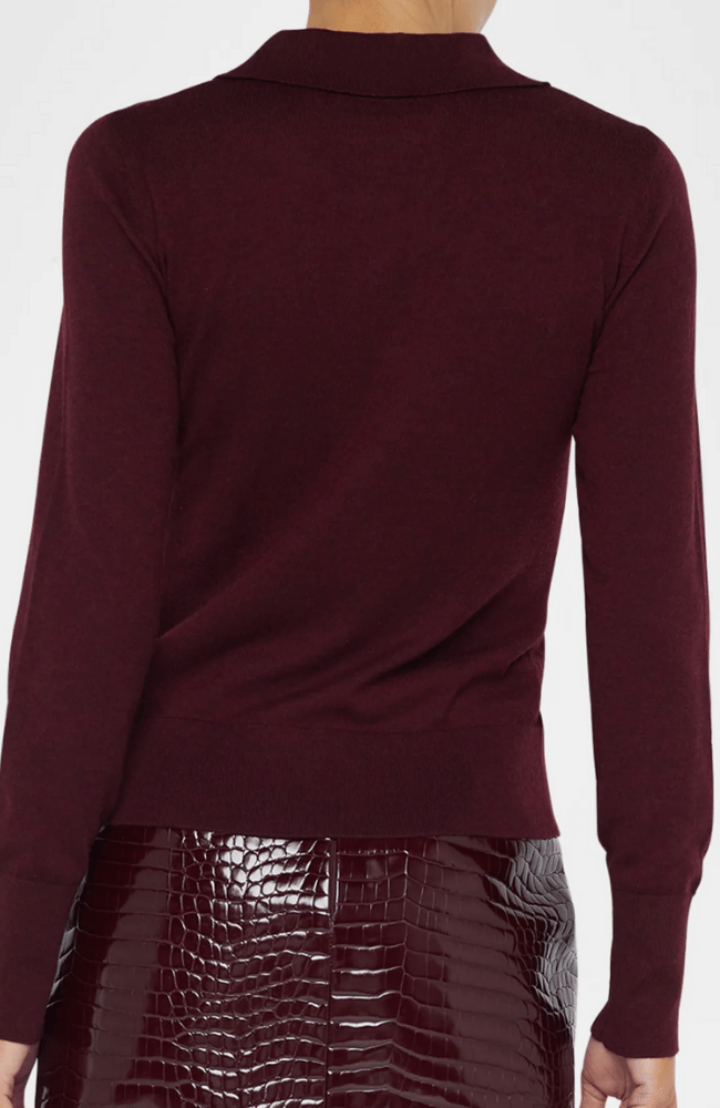 STERLING SWEATER in DARK SYRAH-L&#39; AGENCE-FLOW by nicole