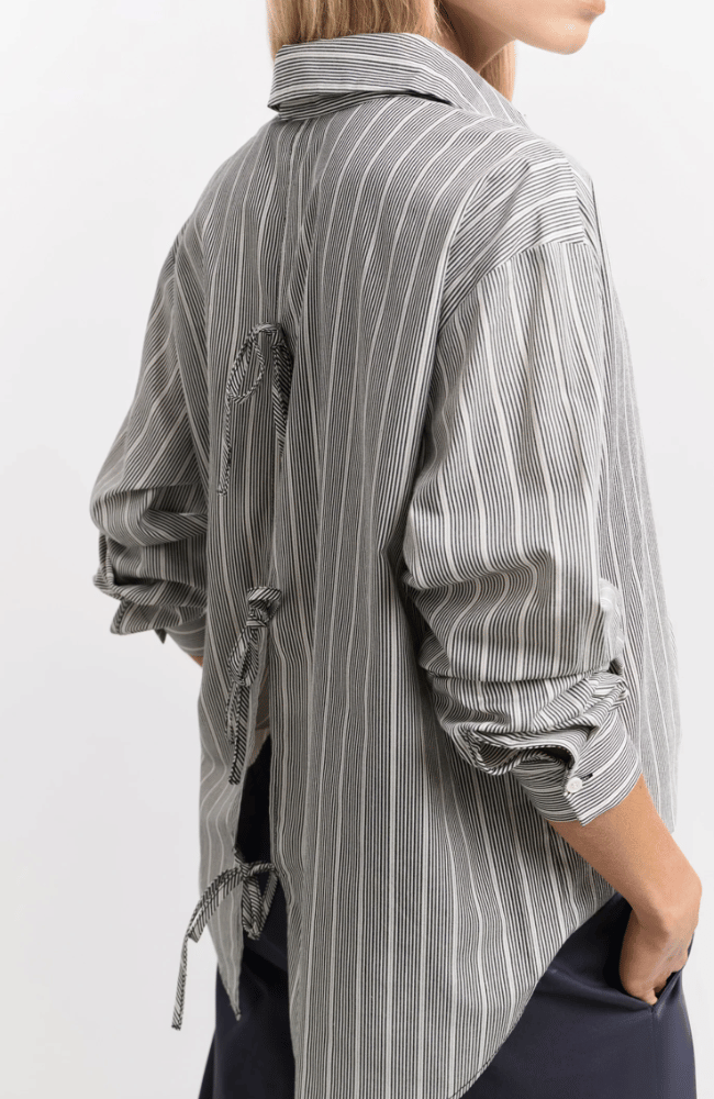 STRIPED SHIRT WITH BOWS-YAYA-FLOW by nicole