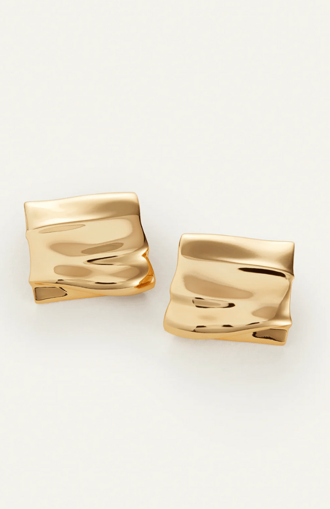 SUNDRA EARRINGS GOLD-JENNY BIRD-FLOW by nicole