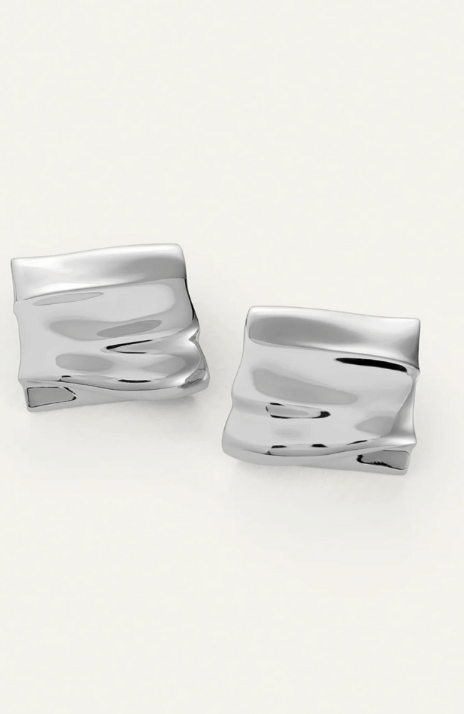 SUNDRA EARRINGS SILVER-JENNY BIRD-FLOW by nicole