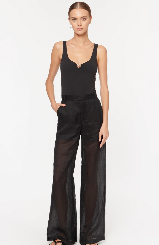 SUZE PANT BLACK CAMI NYC FLOW BY NICOLE FLOW by nicole