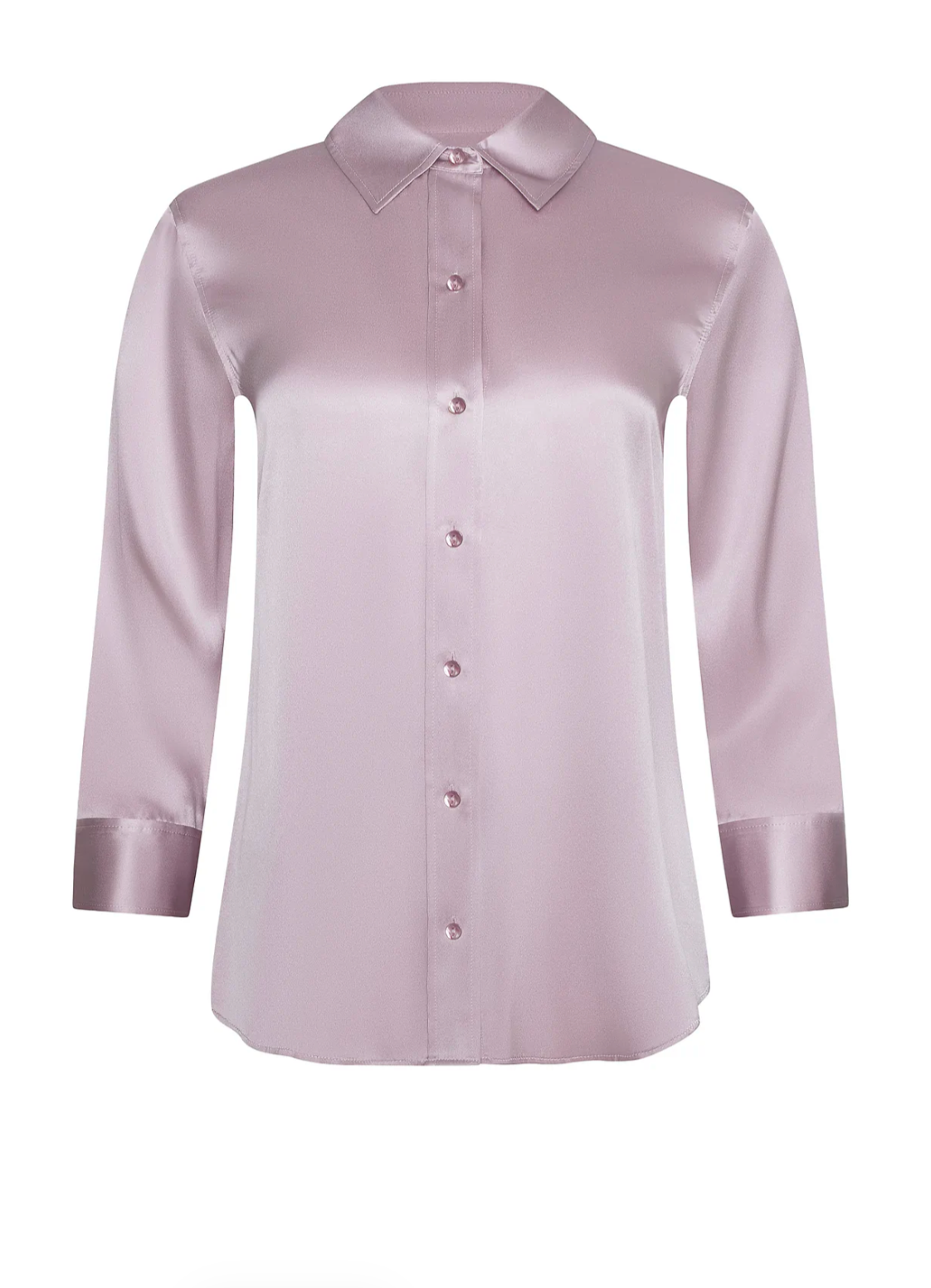 DANI SILK BLOUSE in ICY LILAC-L'AGENCE-FLOW BY NICOLE CANADA