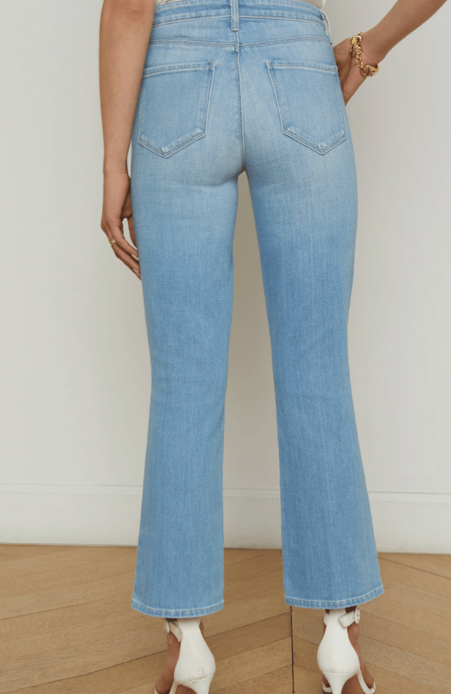 TATI CROP MICRO BOOT JEAN in ESSEX-L&#39;AGENCE-FLOW by nicole